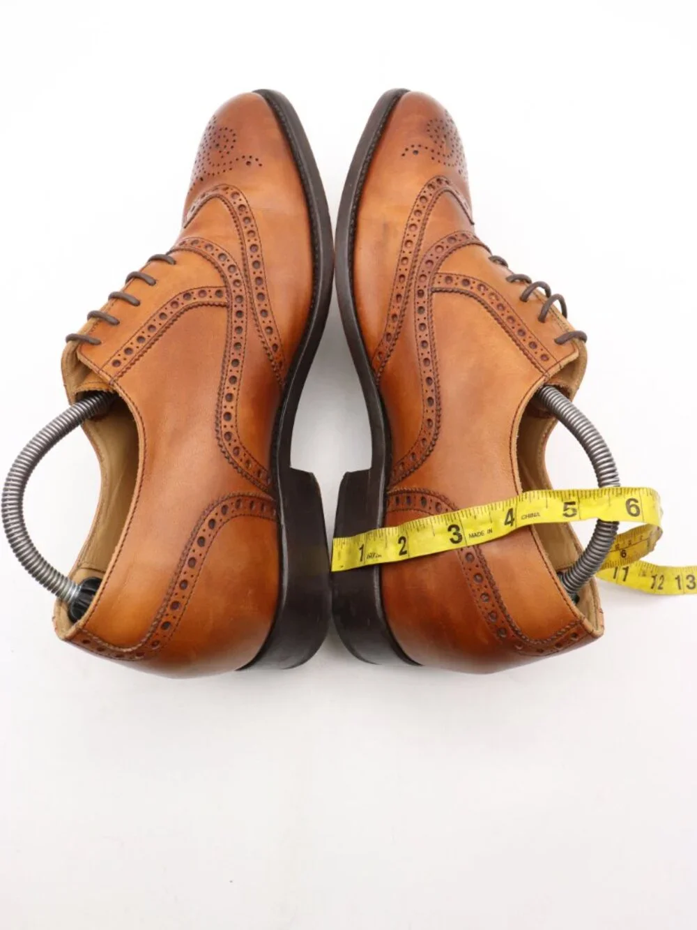 Mario Bertulli Oxford Wingtip Men's Size EU 43 Brown Leather Lace Up Dress Shoes